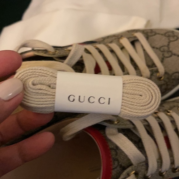 GUCCI SUPREME Aces Low 💯 Authentic - Picture 11 of 13